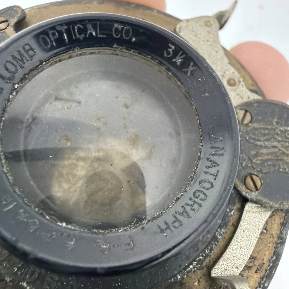 Bausch & Lomb f/8 6-3/4in Lens In Kodak Ball Bearing Shutter 1913 Vintage Parts